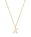 Tiny Blessings Girls 14k Gold Diamond Initial 13-14 Necklace - Children In K Gold - H
