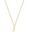 Tiny Blessings Kids' Girls 14k Gold Diamond Initial 13-14 Necklace - Children In K Gold - J