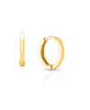 Tiny Blessings Girls' 14k Gold Modern 11mm Huggie Hoop Earrings - Little Kid, Big Kid In K Yellow Gold