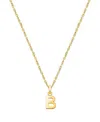 Tiny Blessings 14k Gold Modern Initial 12-14" Necklace In Gold