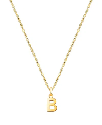 TINY BLESSINGS GIRLS' 14K GOLD MODERN INITIAL NECKLACE - LITTLE KID, BIG KID