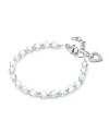 Tiny Blessings Kids' Children's Sterling Silver Birthstone Crystal Bracelet Girls' 6.25 Bracelet In April