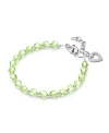 Tiny Blessings Kids' Children's Sterling Silver Birthstone Crystal Bracelet Girls' 6.25 Bracelet In August