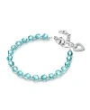 Tiny Blessings Girls' Sterling Silver Birthstone Crystal 6.25 Bracelet - Baby, Little Kid, Big Kid In December