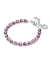 Tiny Blessings Kids' Children's Sterling Silver Birthstone Crystal Bracelet Girls' 6.25 Bracelet In February