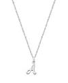 Tiny Blessings Kids' Girls' Sterling Silver Initial 13-14 Necklace - Children In Silver - A