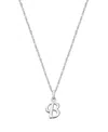 Tiny Blessings Kids' Girls' Sterling Silver Initial 13-14 Necklace - Children In Silver - B