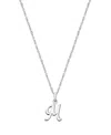 Tiny Blessings Girls' Sterling Silver Initial 13-14 Necklace - Children In Silver - M