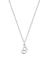 Tiny Blessings Kids' Girls' Sterling Silver Initial 13-14 Necklace - Children In Silver - O