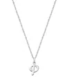 Tiny Blessings Kids' Girls' Sterling Silver Initial 13-14 Necklace - Children In Silver - P