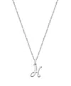 Tiny Blessings Kids' Girls' Sterling Silver Initial 13-14 Necklace - Children In Silver - H