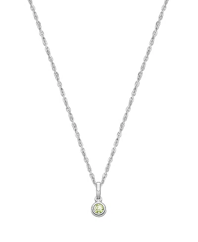 Tiny Blessings Kids' Girls' Sterling Silver Tb Birthstone 13-14 Necklace - Children In August