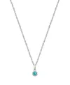 Tiny Blessings Kids' Girls' Sterling Silver Tb Birthstone 13-14 Necklace - Children In December