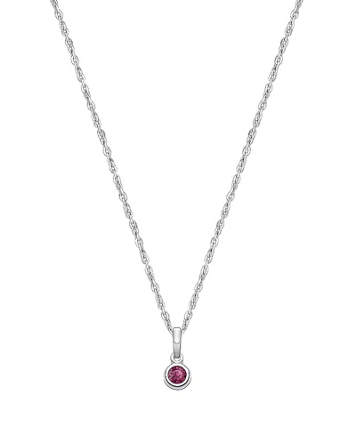 Tiny Blessings Kids' Girls' Sterling Silver Tb Birthstone 13-14 Necklace - Children In February