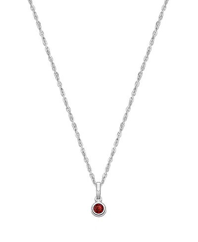 Tiny Blessings Kids' Girls' Sterling Silver Tb Birthstone 13-14 Necklace - Children In January