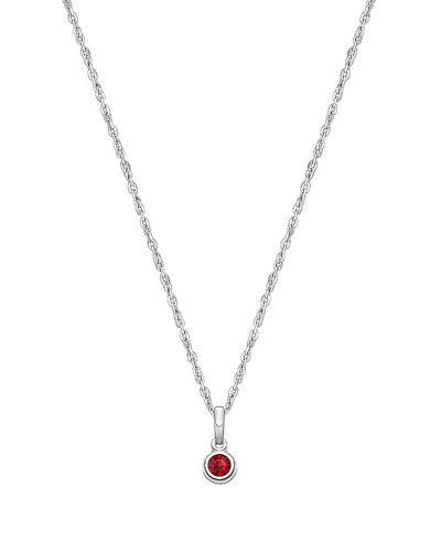 Tiny Blessings Kids' Girls' Sterling Silver Tb Birthstone 13-14 Necklace - Children In July