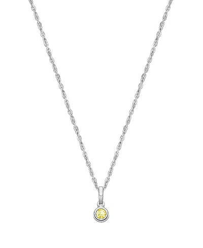 Tiny Blessings Kids' Girls' Sterling Silver Tb Birthstone 13-14 Necklace - Children In November