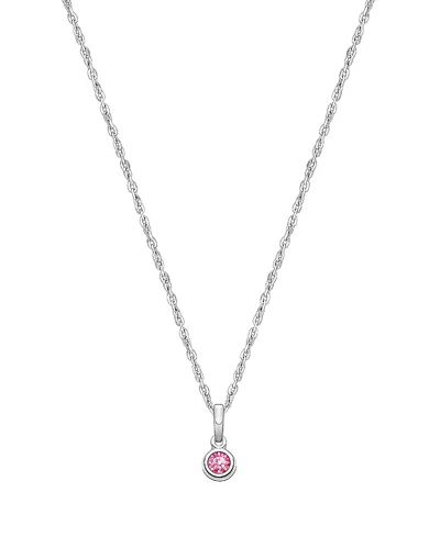 Tiny Blessings Kids' Girls' Sterling Silver Tb Birthstone 13-14 Necklace - Children In October