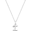 Tiny Blessings Girls' Sterling Silver Initial 13-14 Necklace - Children In Metallic