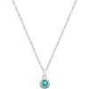 Tiny Blessings Kids'  Sterling Silver Tb® Birthstone 12-14" Necklace In Metallic