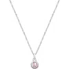 Tiny Blessings Kids'  Sterling Silver Tb® Birthstone 12-14" Necklace In Metallic