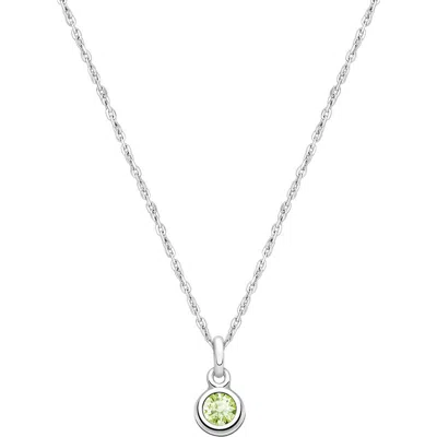 Tiny Blessings Kids'  Sterling Silver Tb® Birthstone 12-14" Necklace In Metallic