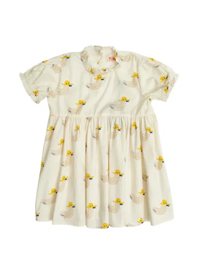 Tiny Cottons Animal-print Dress In Neutral