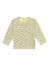 Tiny Cottons Apples-print Long-sleeved T-shirt In Yellow