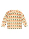 Tiny Cottons Cherry-print Long-sleeved T-shirt In Yellow