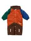 Tiny Cottons Colour-block-design Snowsuit In Multi
