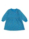 Tiny Cottons Floral-print Dress In 蓝色