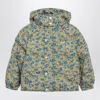 Tiny Cottons Floral-print Quilted Down Jacket In Multi