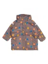 Tiny Cottons Geometric-print Jacket In Purple