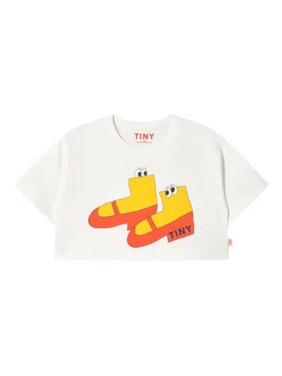 Tiny Cottons Kids' Graphic-print T-shirt In White