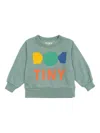 Tiny Cottons Logo-print Sweatshirt In Green