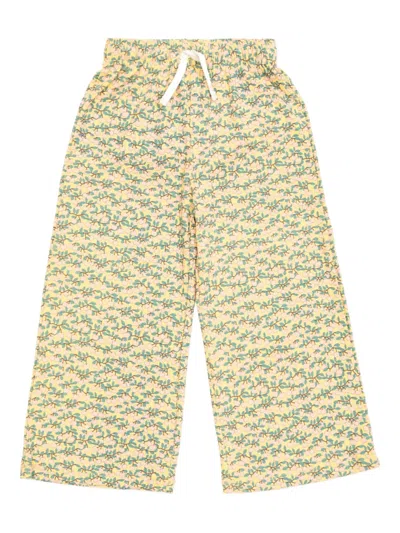 Tiny Cottons Mini Apples Printed Drawstring Trousers In Neutral