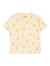 Tiny Cottons Moon-print T-shirt In Yellow