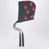 Tiny Cottons Multicolor Mushroom Pattern Wool-blend Mini Balaclava For Women In Pattern