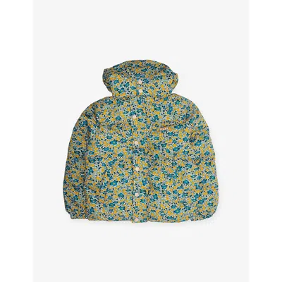 Tiny Cottons Kids' Padded Floral-print Cotton Shell Jacket 2-10 Years Multicolo In Multicolor