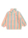 Tiny Cottons Striped Fleece Sweatshirt In Multi
