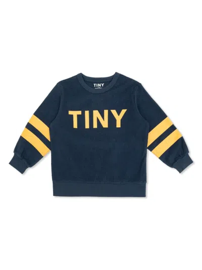 Tiny Cottons Kids' Striped Sweatshirt In Blue