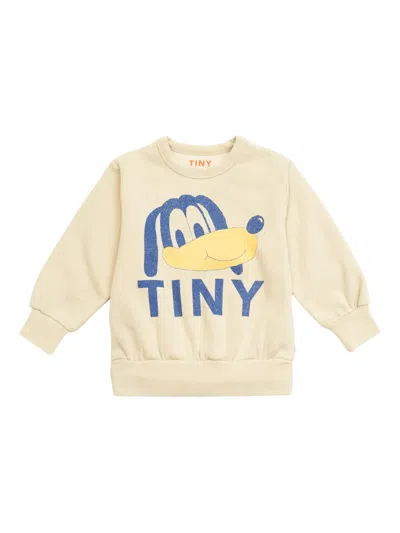 Tiny Cottons Tiny Dog-print Sweatshirt In Neutral