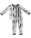 Tiny Knot Co. Baby Boys And Girls 2-piece Long Sleeve Pajama Set In Pigment