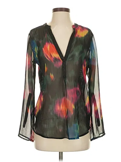 Pre-owned Tiny Long Sleeve Blouse In Black