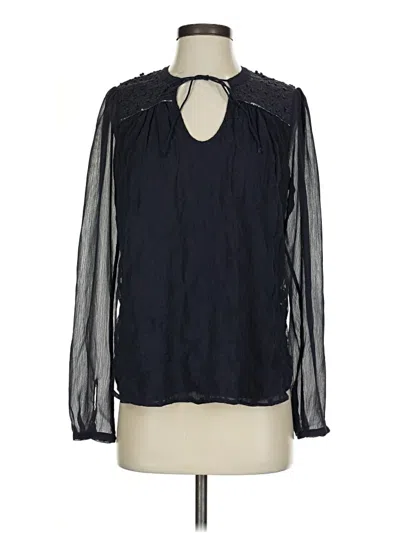 Pre-owned Tiny Long Sleeve Blouse In Black