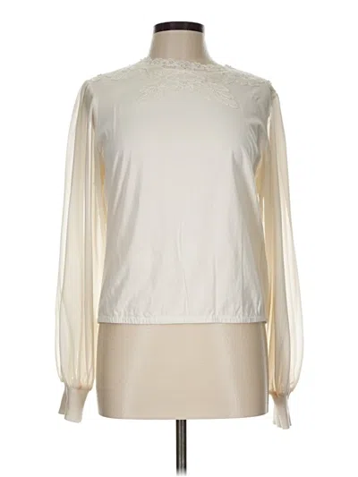 Pre-owned Tiny Long Sleeve Blouse In Ivory