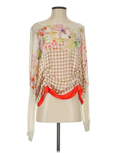 Pre-owned Tiny Long Sleeve Blouse In Ivory