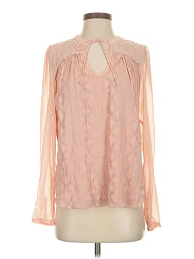 Pre-owned Tiny Long Sleeve Blouse In Pink