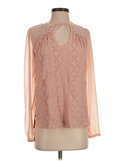 Pre-owned Tiny Long Sleeve Blouse In Pink