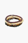 Tiny Rituals Leo Bracelet Set In Multi